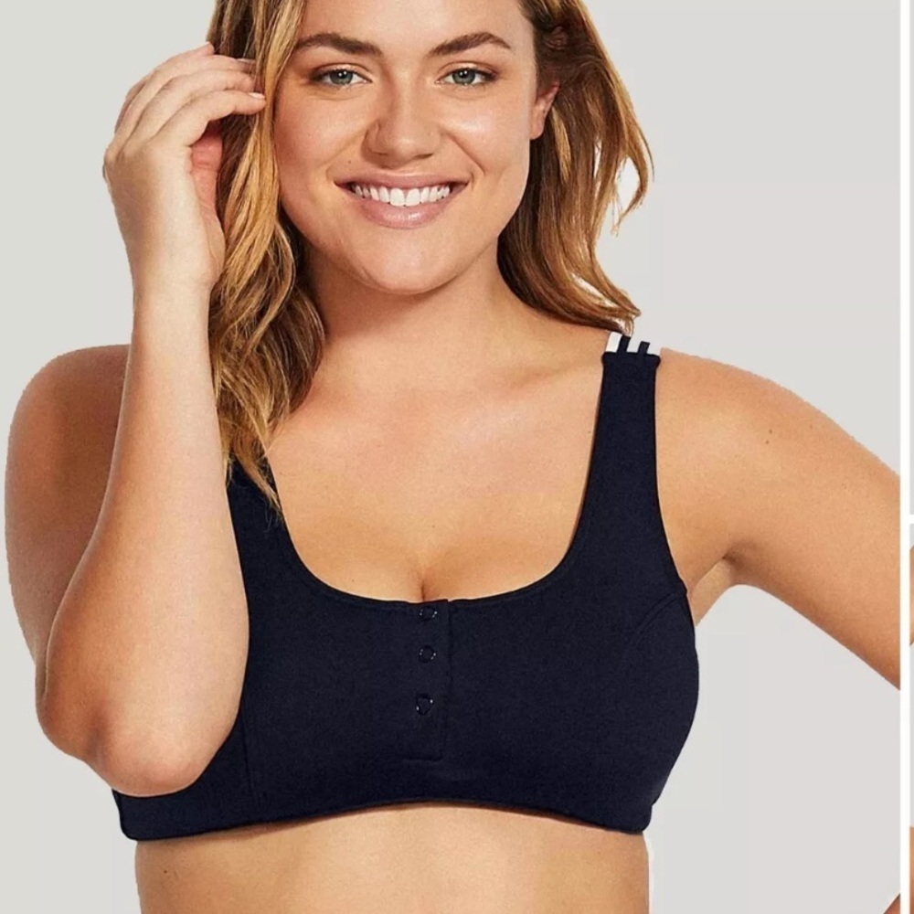 SEAFOLLY Tank Bikini Top black NWOT